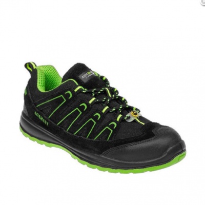 ADAMANT munkavédelmi cipő, Alegro fekete/lime O1P/SRC ESD